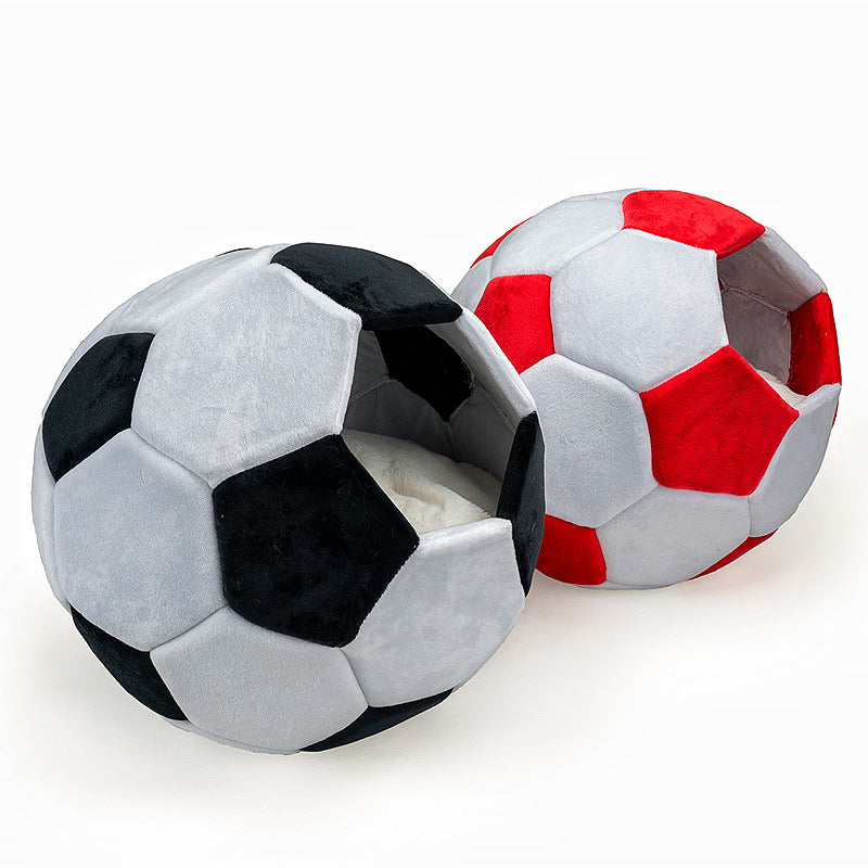 Cama Nido para Mascotas - Diseño Fútbol