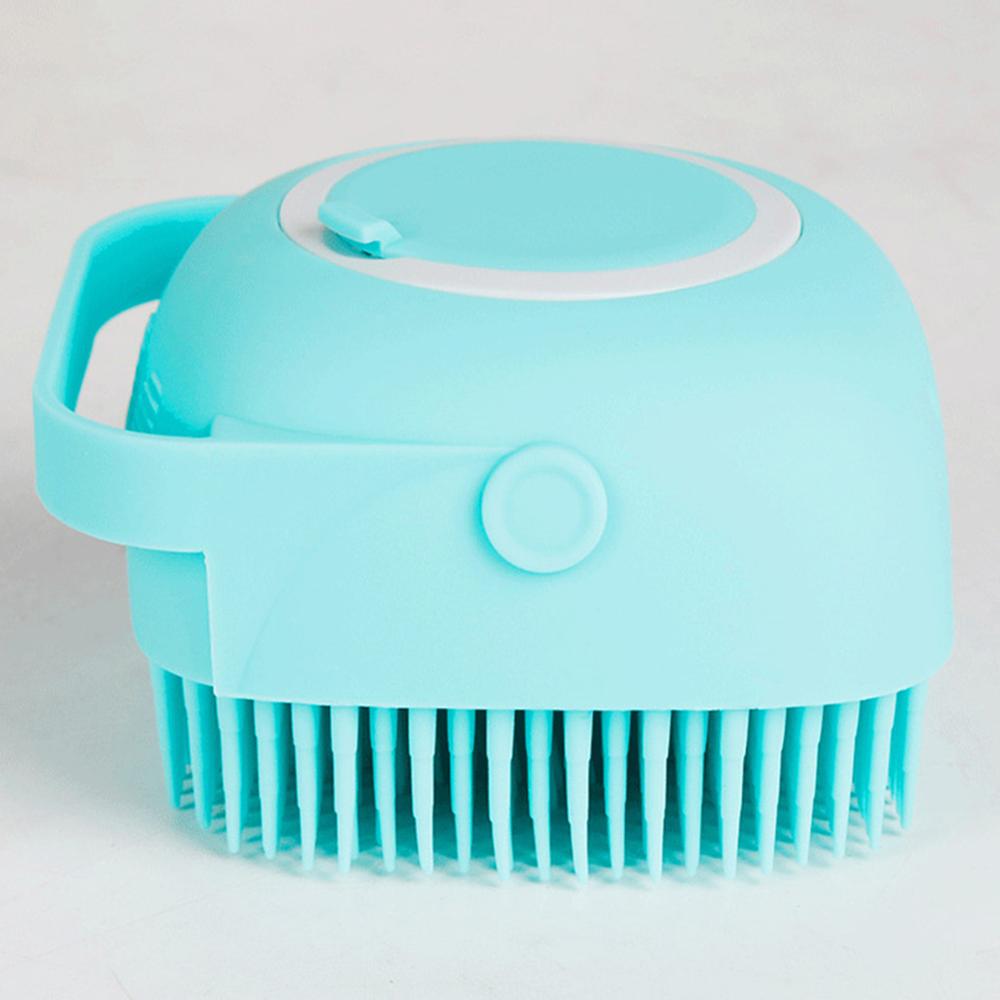 Cepillo de Baño de Silicona para Perros y Gatos. Masaje, Champú y Eliminación de Pelo | 3 Colores
