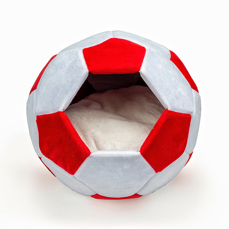 Cama Nido para Mascotas - Diseño Fútbol
