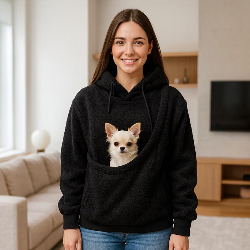 Sudadera Canguro Transportadora para Mascotas unisex