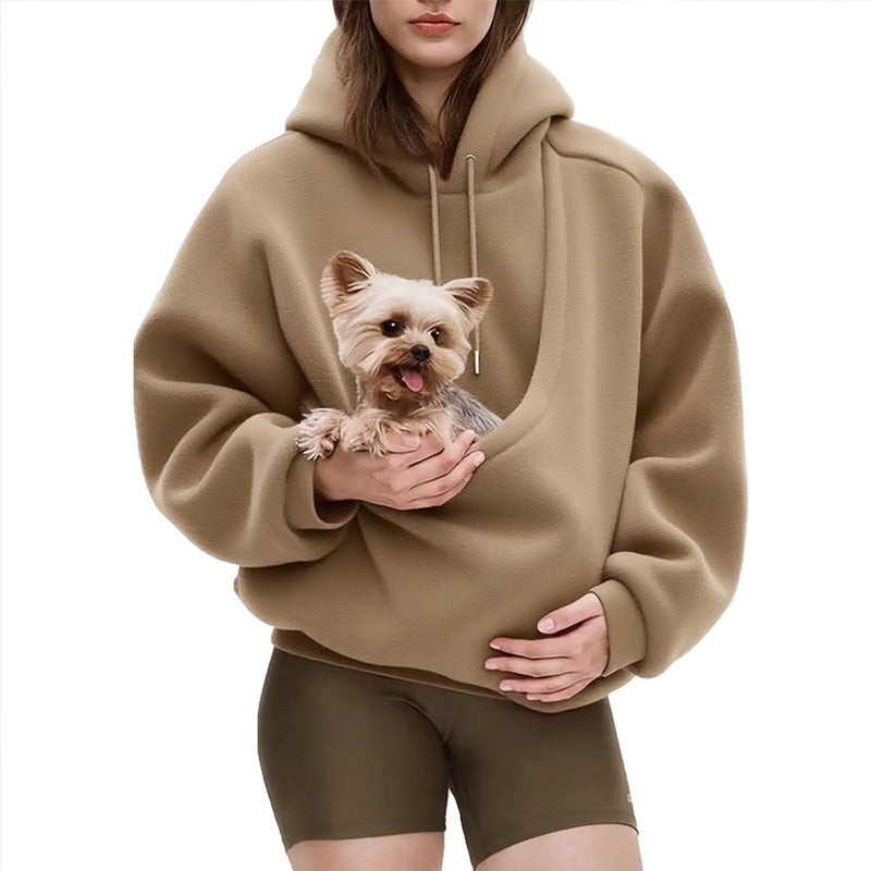 Sudadera Canguro Transportadora para Mascotas unisex