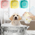Cepillo de Baño de Silicona para Perros y Gatos. Masaje, Champú y Eliminación de Pelo | 3 Colores