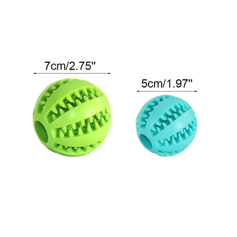 Pelota Interactiva de Goma para Perros y Gatos – Juguete Dispensador de Premios
