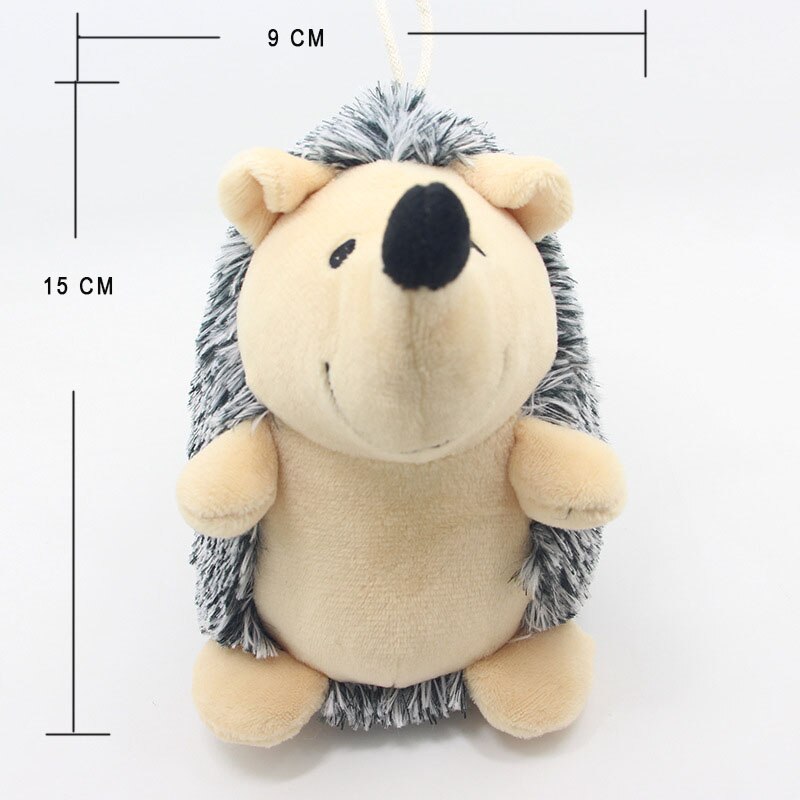 Juguete Erizo de Peluche con Sonido para Perros. Interactivo y Resistente a Mordiscos