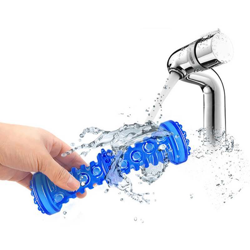 Juguete Hueso de Goma TPR para Perros | Sonido, Resistente y Limpiador de Dientes