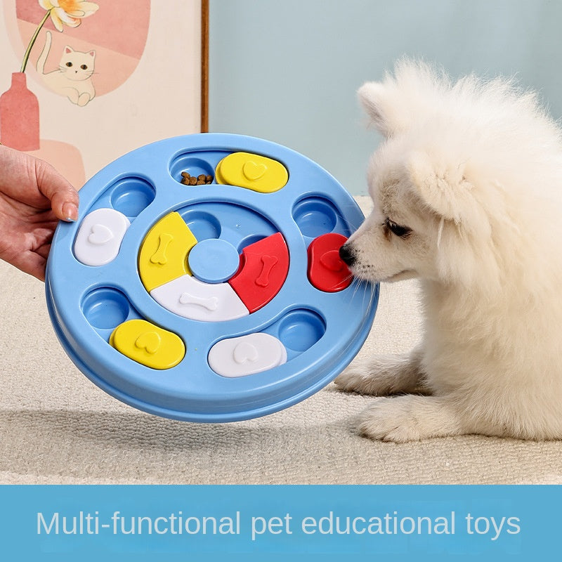 Comedero Lento Interactivo para Perros. Puzzle Antiansiedad y Antiataques de Apetito