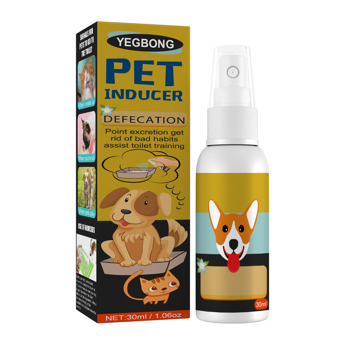 Spray Localizador para Enseñar a hacer sus Necesidades a Mascotas