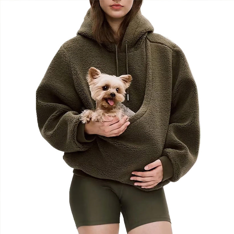 Sudadera Canguro Transportadora para Mascotas unisex