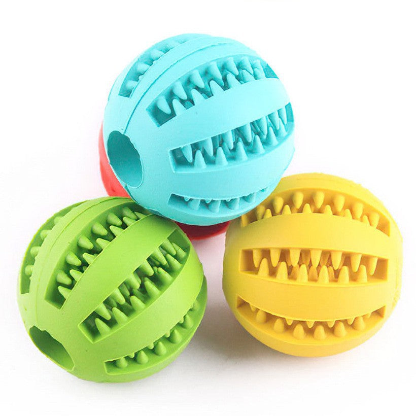 Pelota de Goma Resistente para Mascotas. Juguete de Morder.