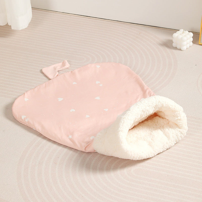 Cama Nido con Túnel para Mascotas - Cálida y Semi-cerrada