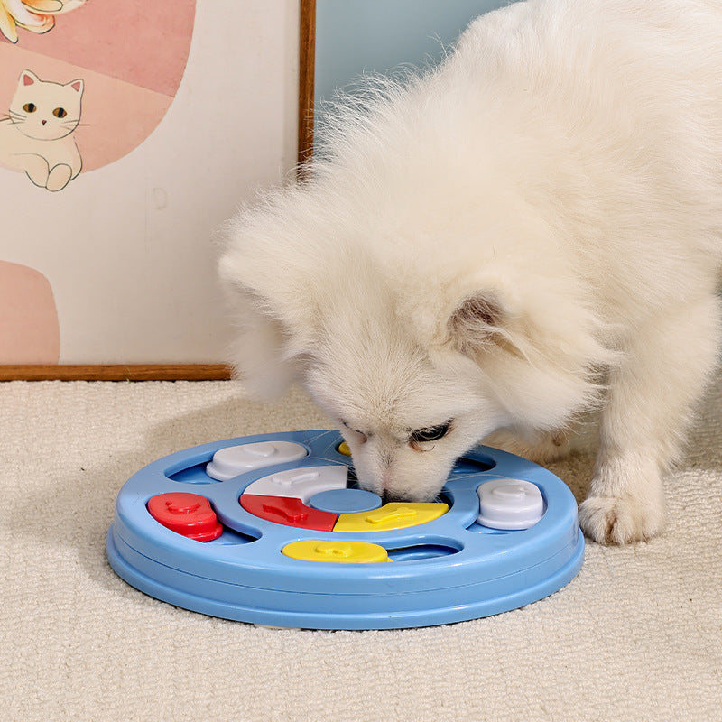 Comedero Lento Interactivo para Perros. Puzzle Antiansiedad y Antiataques de Apetito