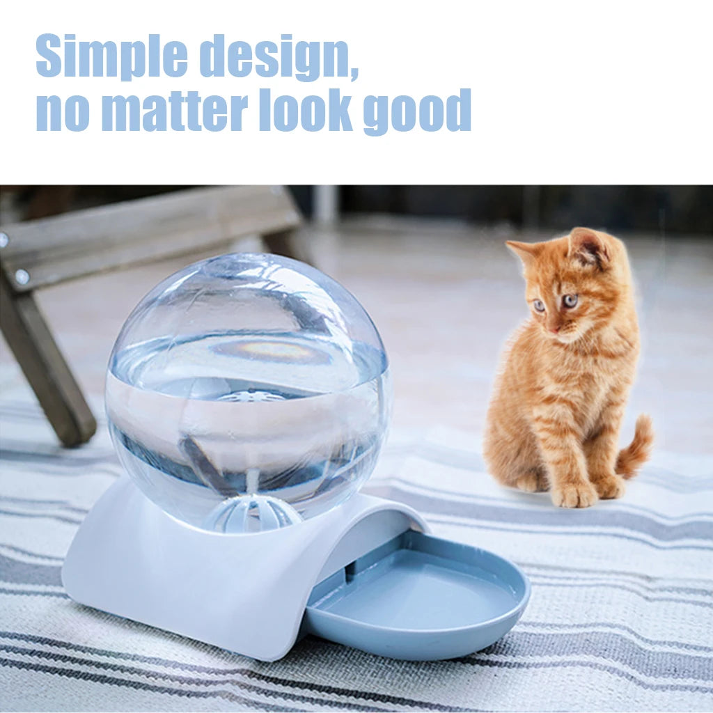 Fuente de Agua Automática para Mascotas 2.8L – Sin Electricidad