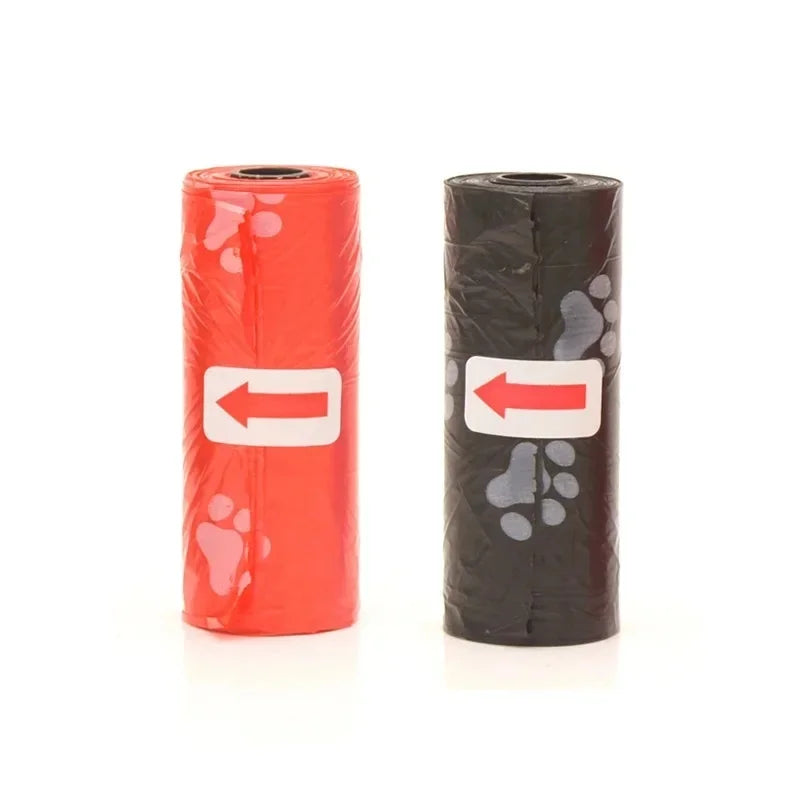 1/3/5pcs Pet Poop Bags Disposable Dog Waste Bags Bulk Poop Bags with Leash Clip and Bone Bag Dispenser 5 Rolls of 75 Pcs Bags