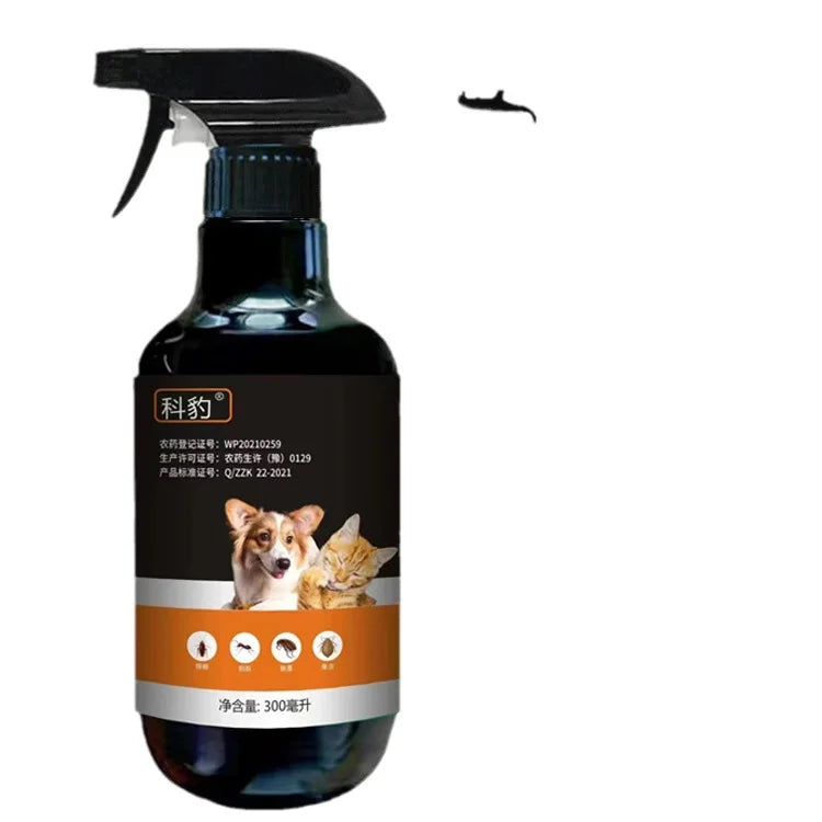 Flea Medicine for Dogs and Cats, Fleas Removed, Pet External Insect Repellent Spray, Insect Repellent Spray to Remove Lice Fleas
