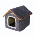 Casita para Mascotas Lavable. Cama Refugio Acogedora para Perros y Gatos